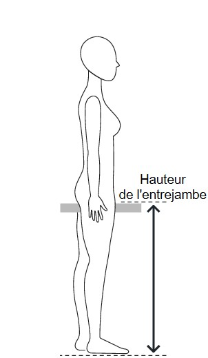 hauteur-entrejambe-pour cadre-velo