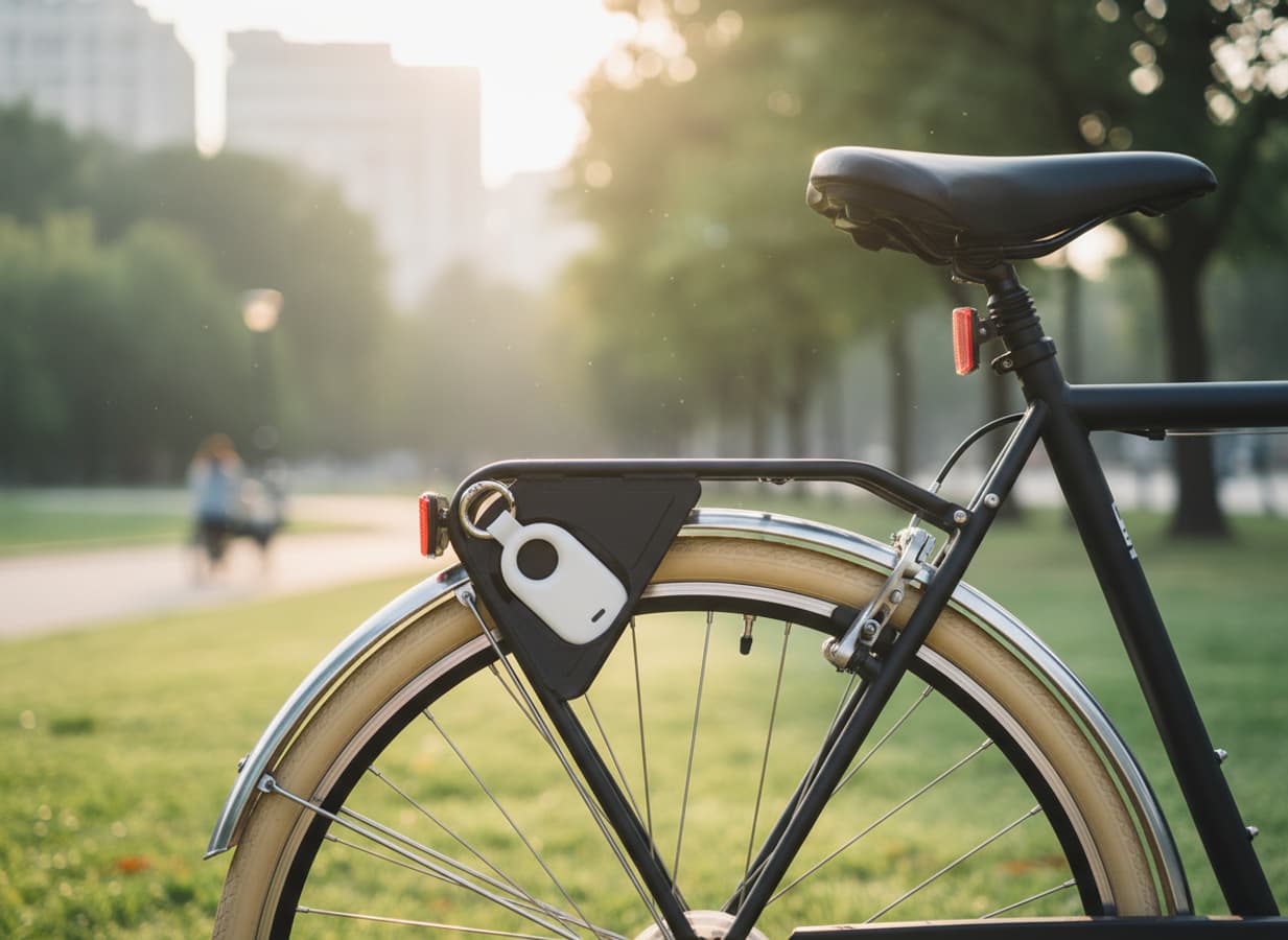 Traceur GPS PowUnity BikeTrax installé dans le carter ouvert d'un moteur de vélo électrique avec câbles connectés au système de batterie interne.